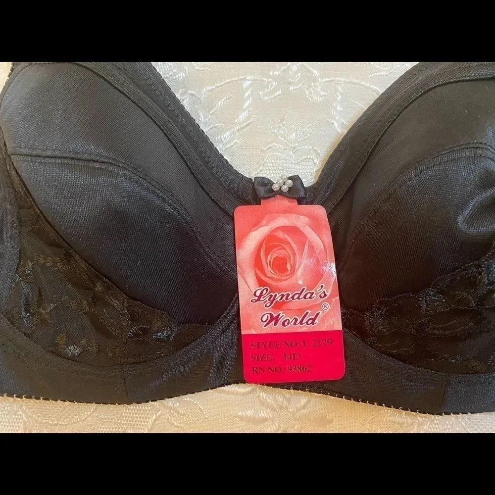 💥Lynda’s World underwire sexy Fashion Bras34C